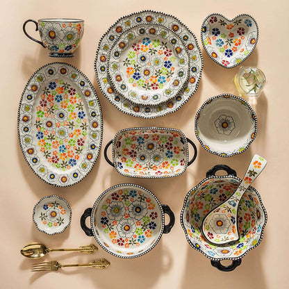 The Blooming of Oz Embossed Ceramic Bowls