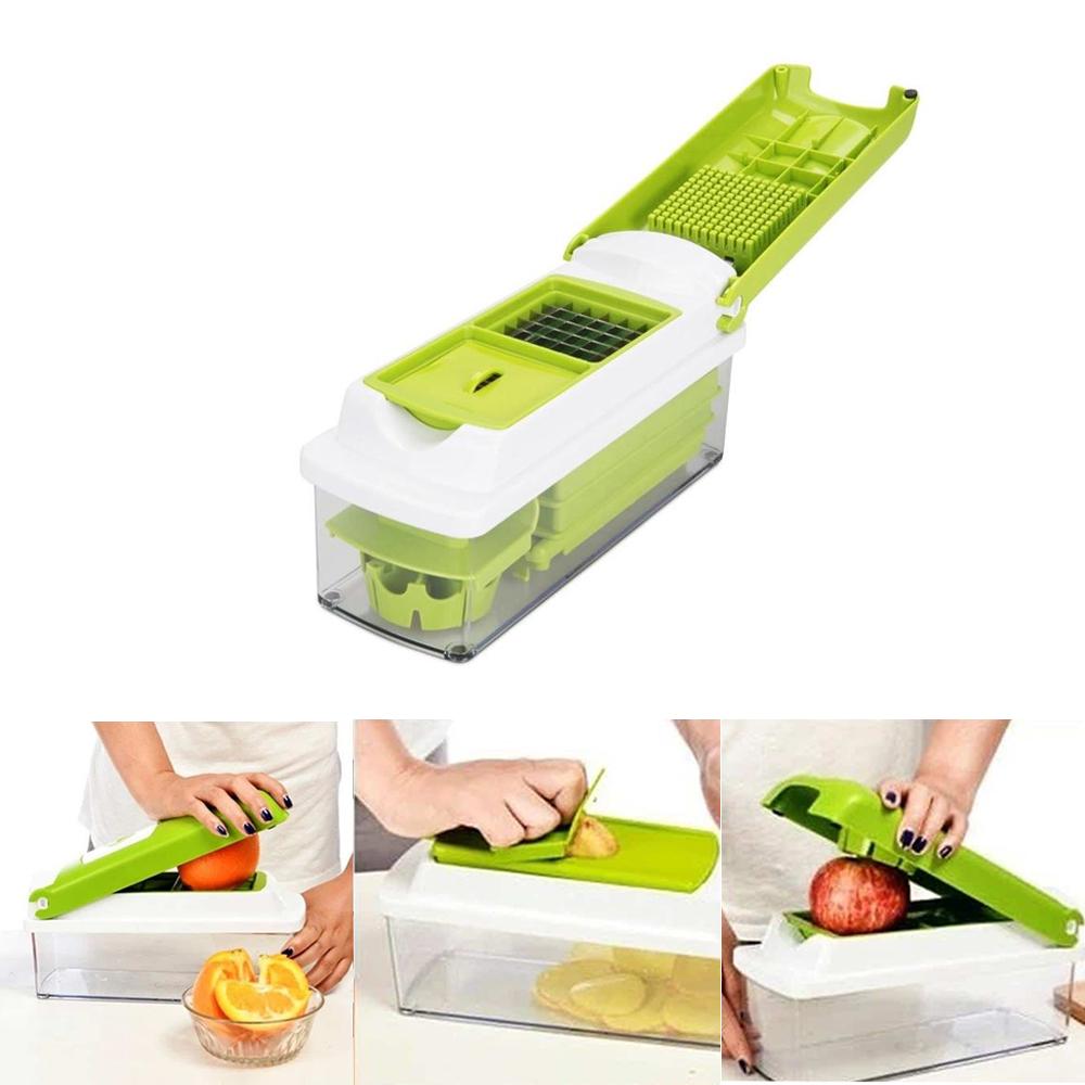 12 in 1 Vegetable Slicer With Storage Container Kitchen Kitchen & Dining