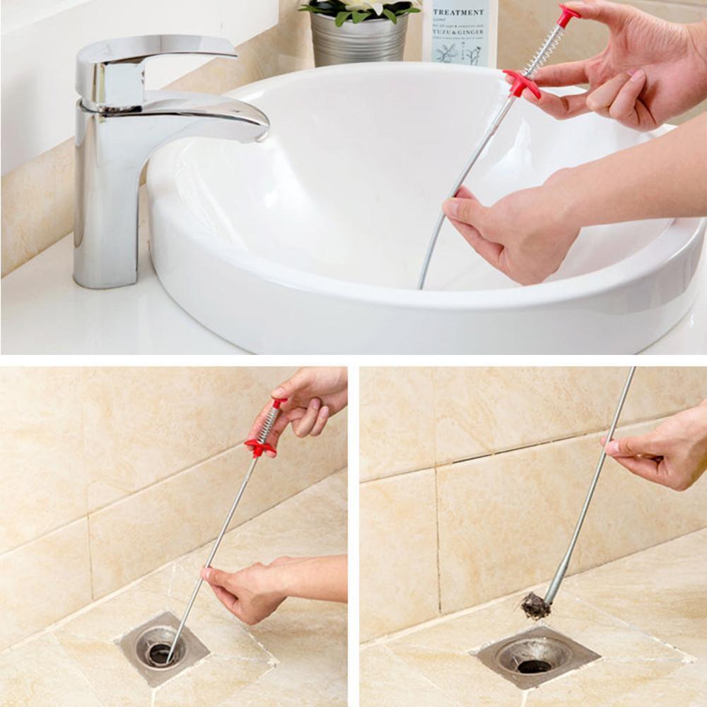 Kitchen Sink Sewer Cleaning Hook bathroom cleaning