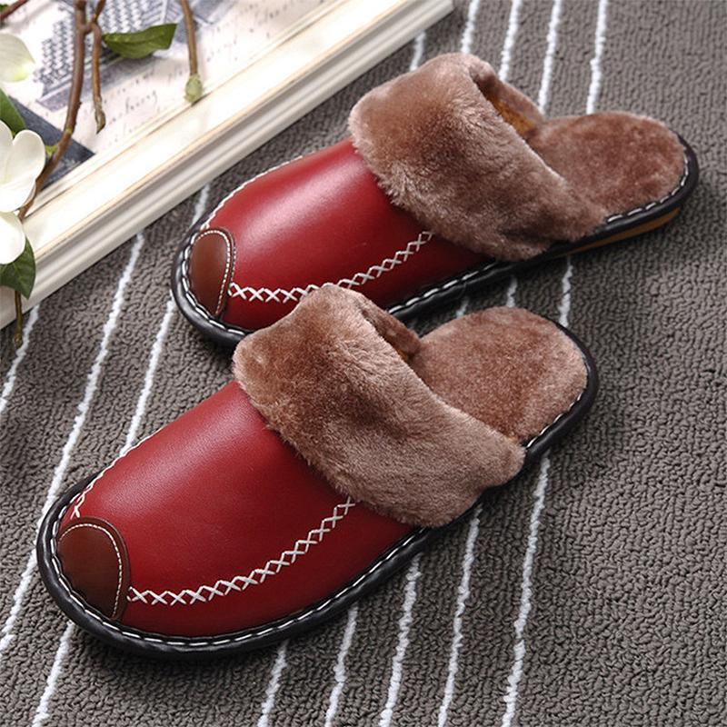 The Indoor Thick-Soled Warm Home Lovers Shoes Slippers Bedding slippers