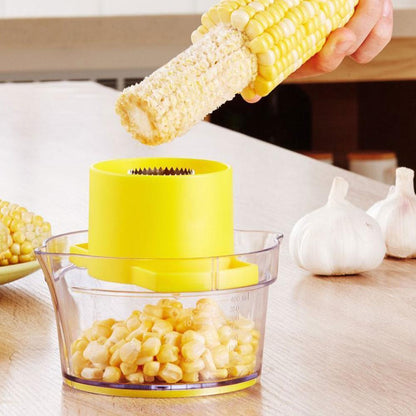 Cob Corn Stripper With Built-In Measuring Cup And Grater kitchen Kitchen & Dining