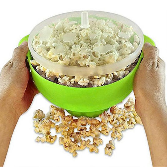 Silicone Popcorn Popper Bowl kitchen Kitchen & Dining