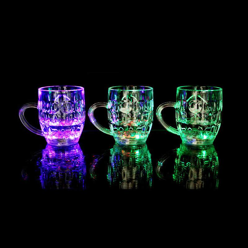 LED Flashing Glass Cups decoration Garden & Patio gifts