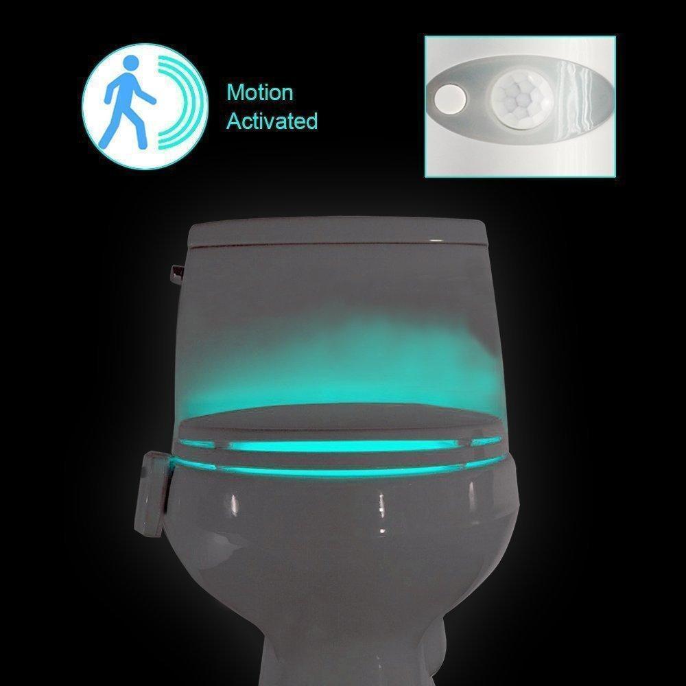 Hirundo 16-Color Motion Sensor LED Toilet Night Light bathroom smart home