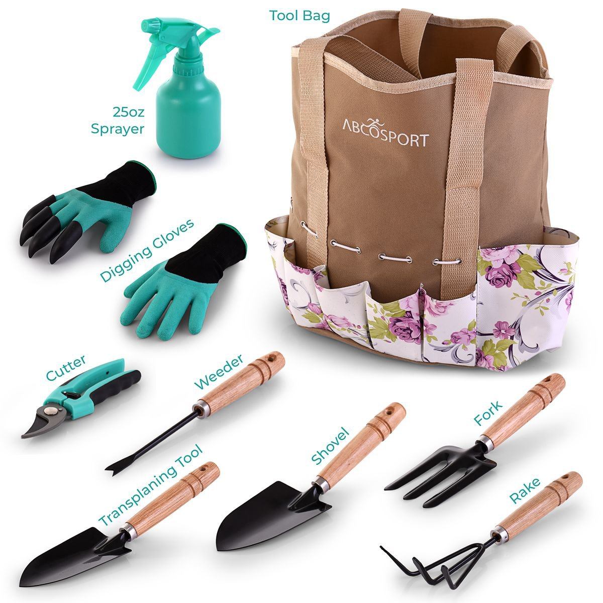 9-Piece: Gardening Tool Set __stock:300 Garden & Patio Low stock refund_fee:1200