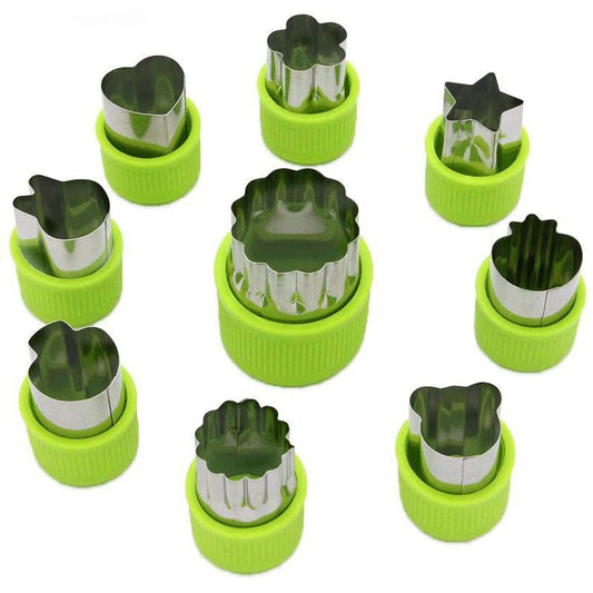 9-Pieces Set: LENK Vegetable Cutter Shapes __stock:200 Kitchen & Dining refund_fee:800