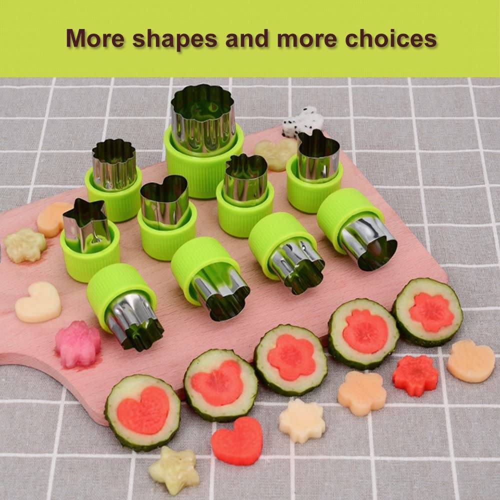 9-Pieces Set: LENK Vegetable Cutter Shapes __stock:200 Kitchen & Dining refund_fee:800