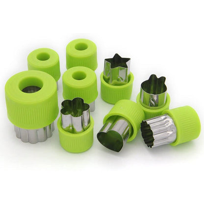 9-Pieces Set: LENK Vegetable Cutter Shapes __stock:200 Kitchen & Dining refund_fee:800