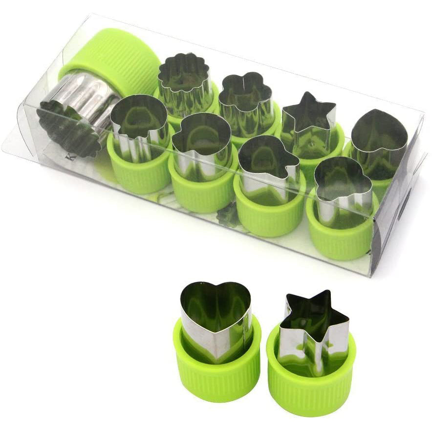 9-Pieces Set: LENK Vegetable Cutter Shapes __stock:200 Kitchen & Dining refund_fee:800