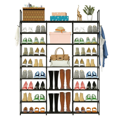 9-Tier: Shoe Rack Metal Storage __stock:50 Closet & Storage refund_fee:1800