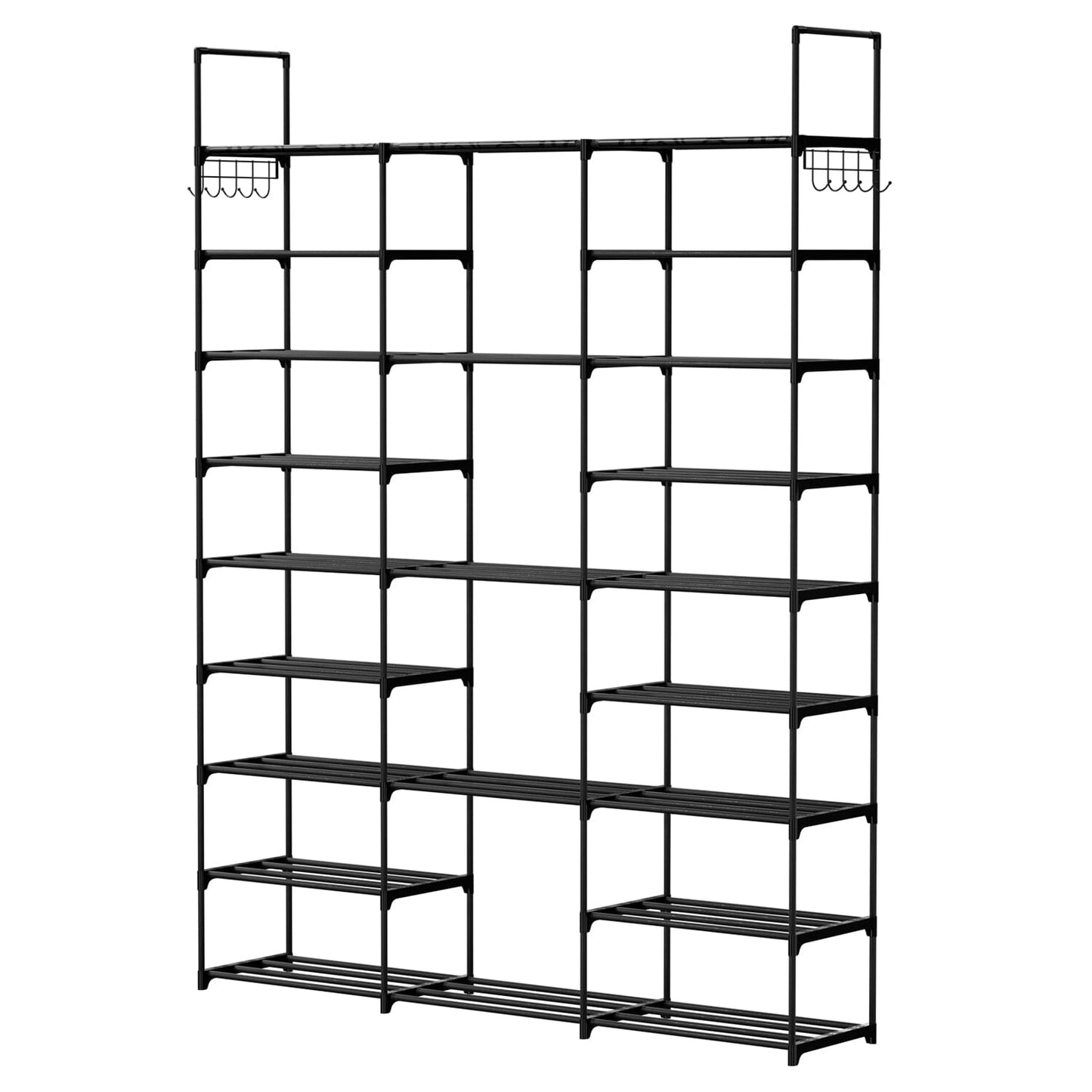 9-Tier: Shoe Rack Metal Storage __stock:50 Closet & Storage refund_fee:1800