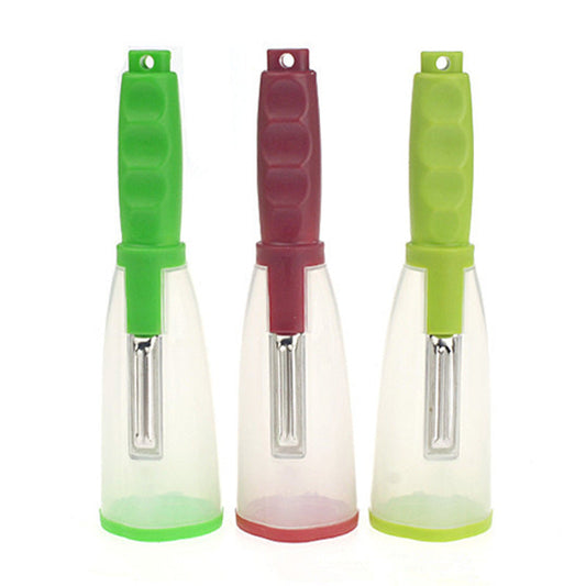 Mintiml Storage Peeler——Peeler with trash can Kitchen & Dining