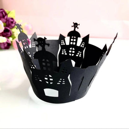 Halloween Decoration Cupcake Wrappers Party Accessories, 50 PCs GARDEN Garden & Patio kitchen