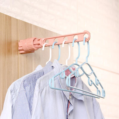 Folding Wall Mount Clothes Hanger Closet & Storage storage