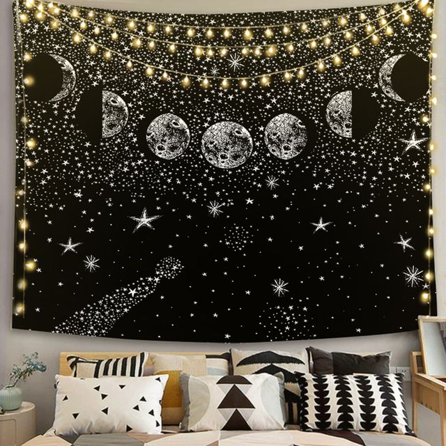Stargazing Moon Tapestry