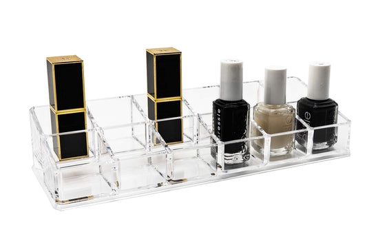 2-Tier 12-Section Nail Polish Stand Featured