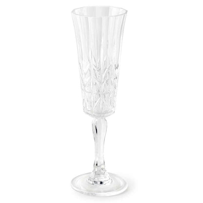 Royal Carved Stemmed Champagne Glass Featured