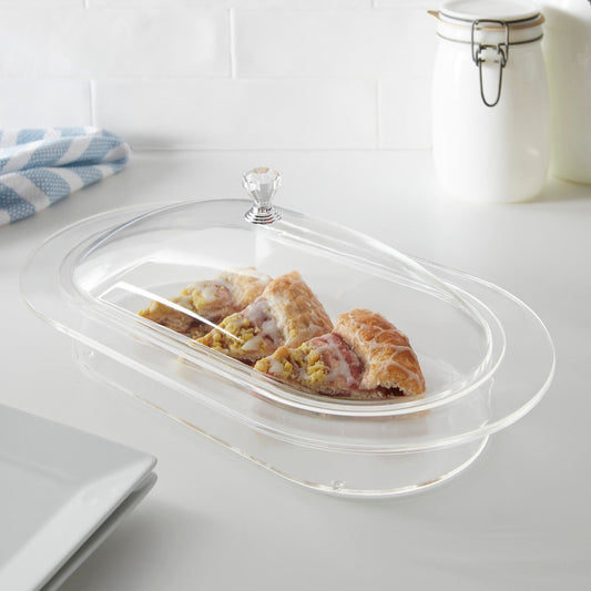 Oblong Tray W/ Cover Featured