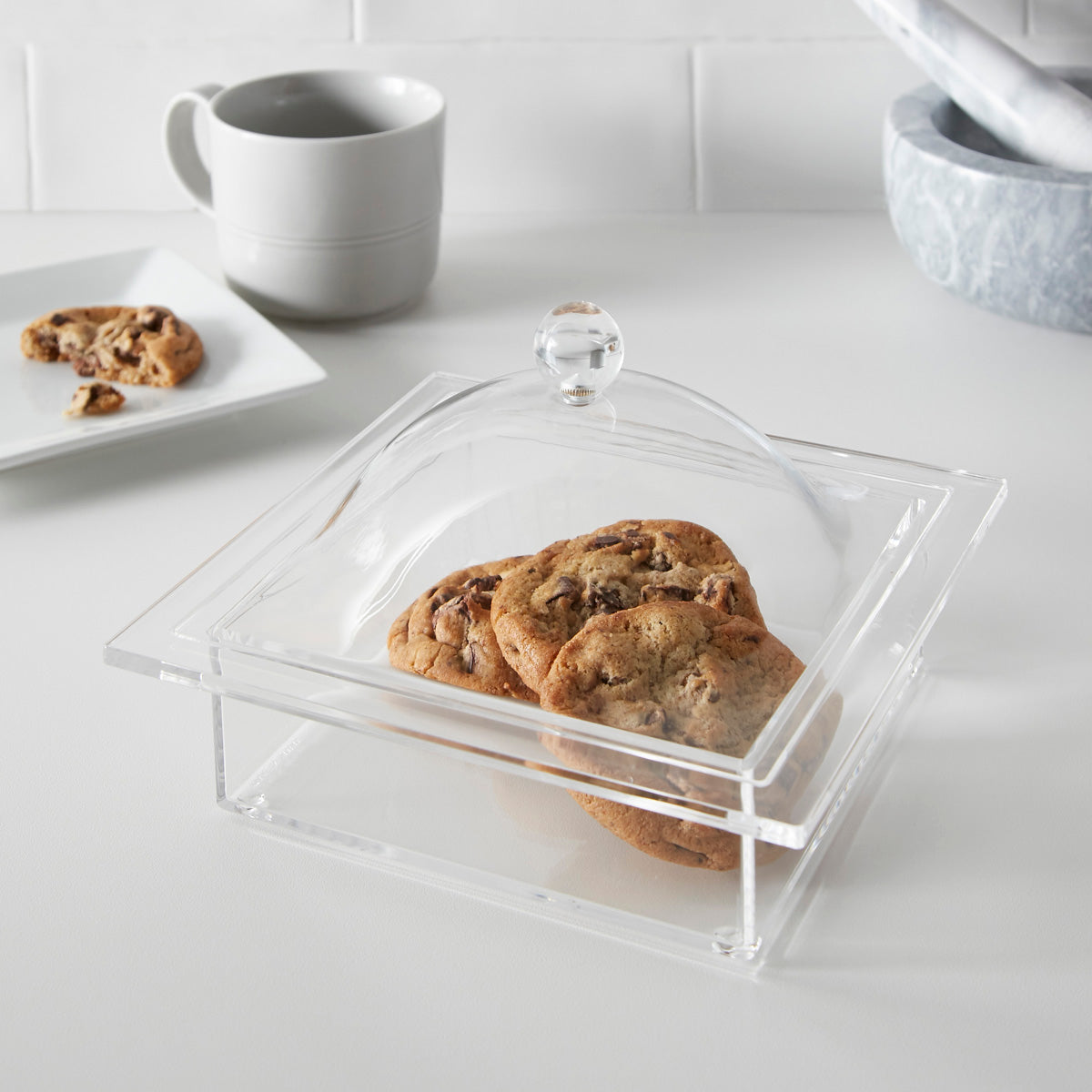 Square Tray W/ Cover Featured