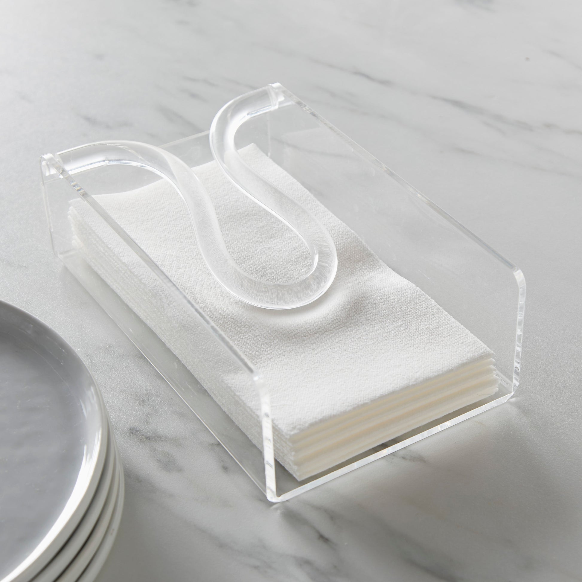 Bow-Rod Dinner Size Napkin Holder Featured