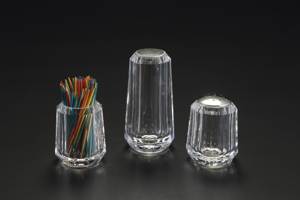 Diamond-Cut Toothpick Holder