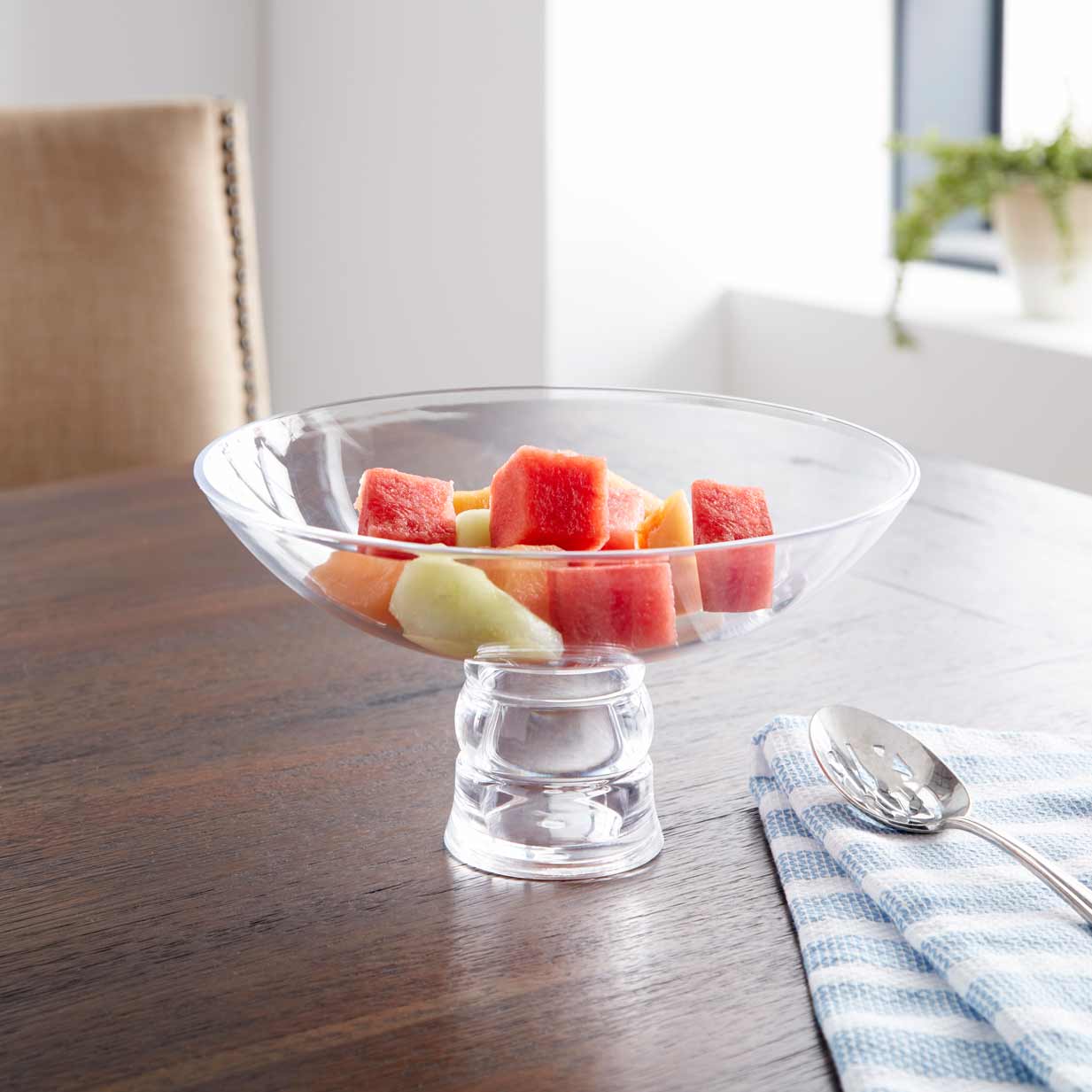 10" Round Fruit Bowl Stand Featured