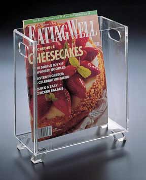 Clear Magazine Holder/Wastebasket Featured