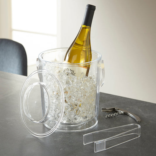 3-Qt. Ice Bucket W/ Tongs Featured