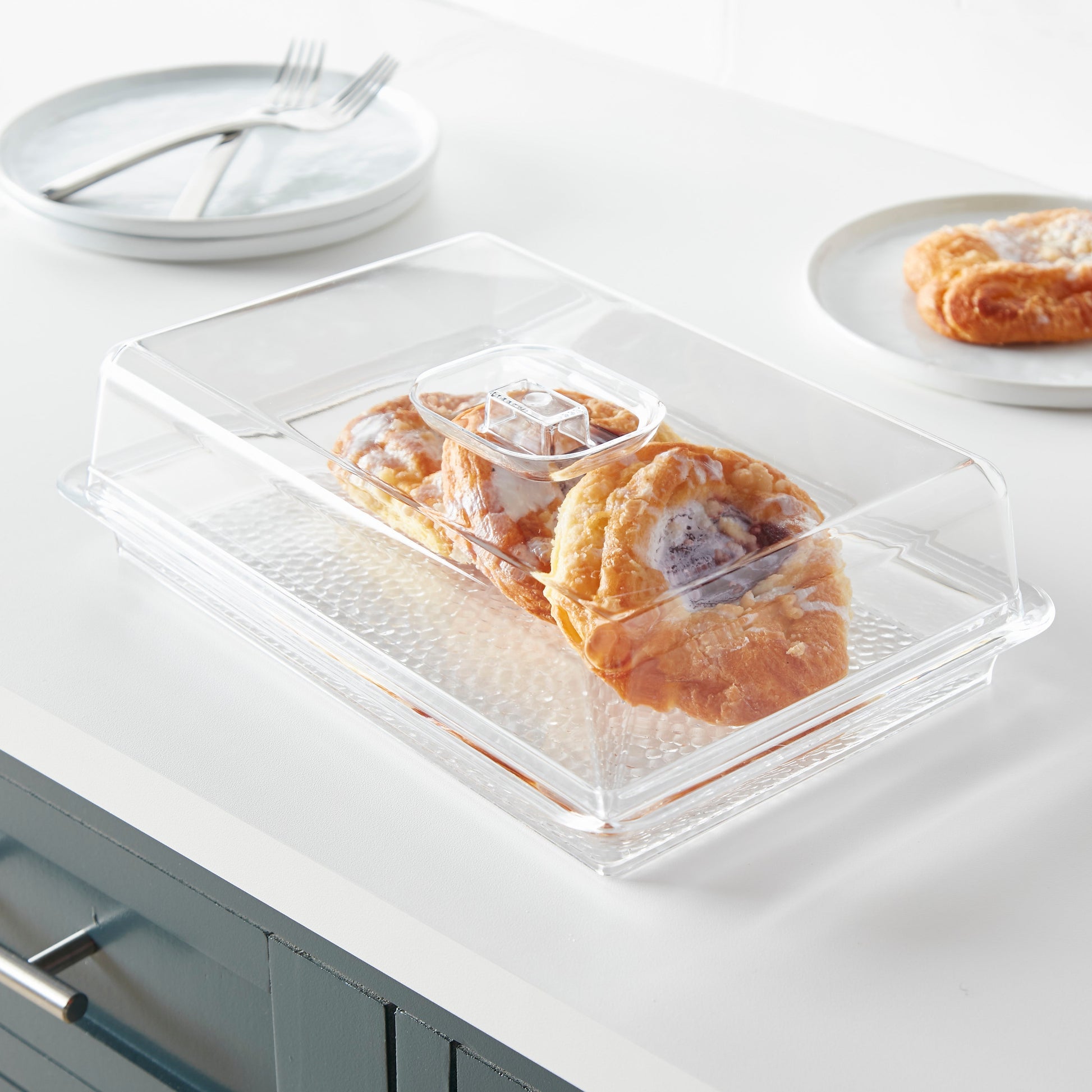 Pastry Tray W/ Cover (Set) Featured