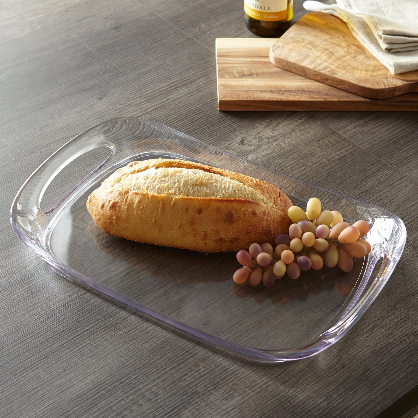 Oblong Tray W/ Handle Featured