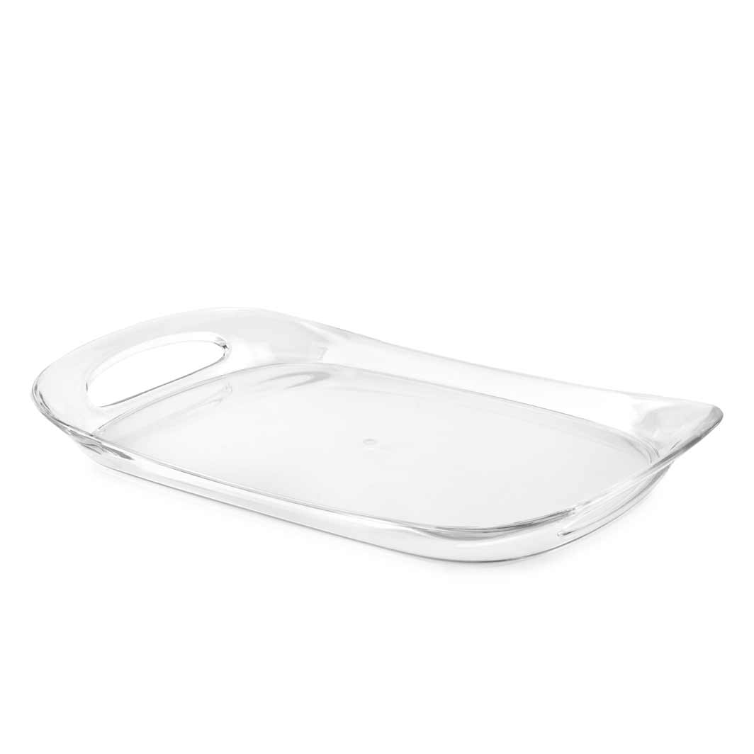 Oblong Tray W/ Handle Featured