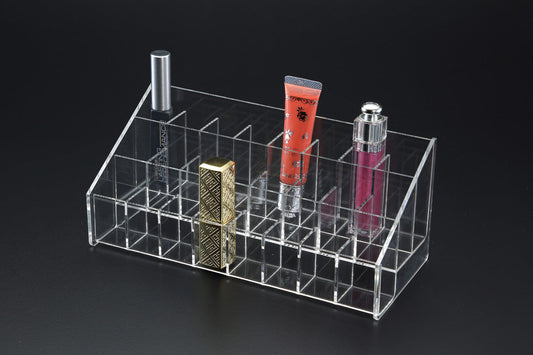 3-Tier 24-Section Lipstick And Lip Gloss Stand