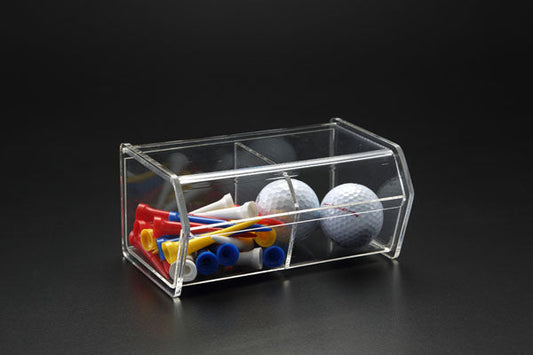 2-Compartment Golf Ball/Tee Box