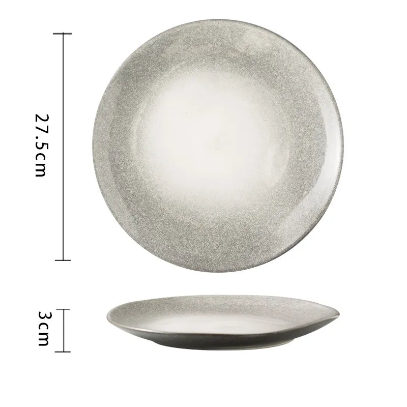 Shades Of Grey Ceramic Plates