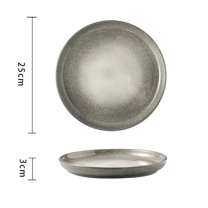 Shades Of Grey Ceramic Plates