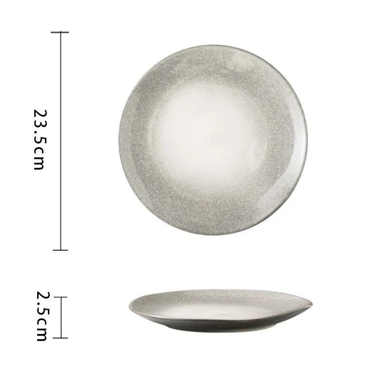 Shades Of Grey Ceramic Plates