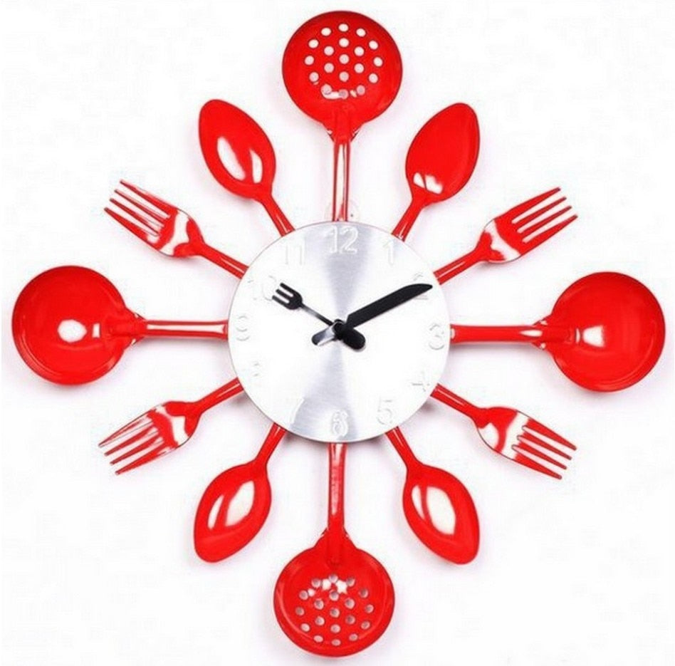 Utensil Wall Clock