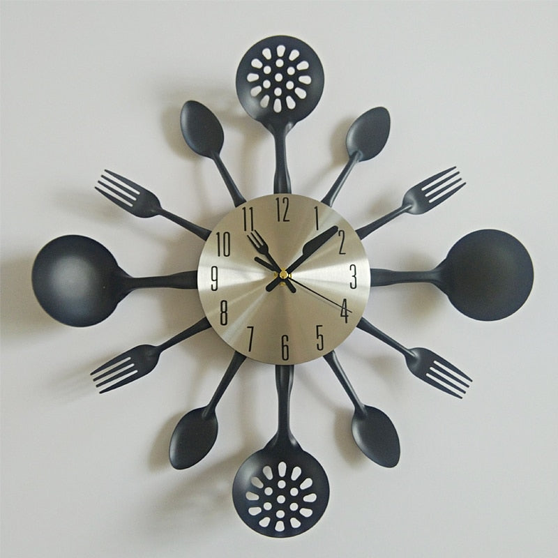 Utensil Wall Clock