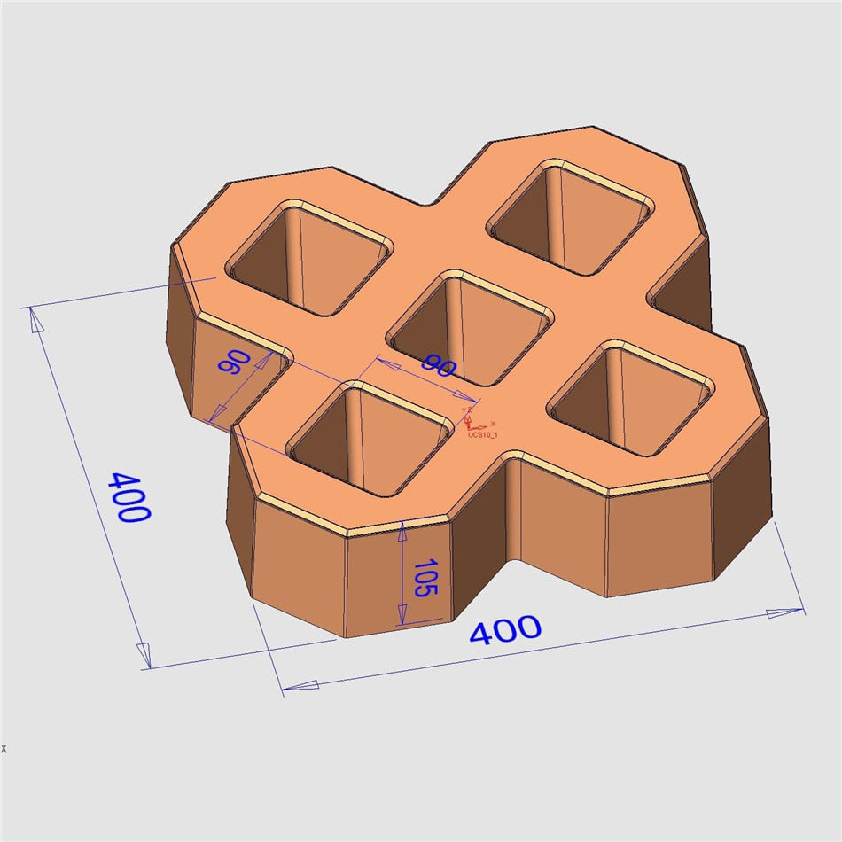 Square Brick Paving Mold