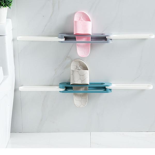 Wall Mounted Folding Slippers Rack Bedding storage