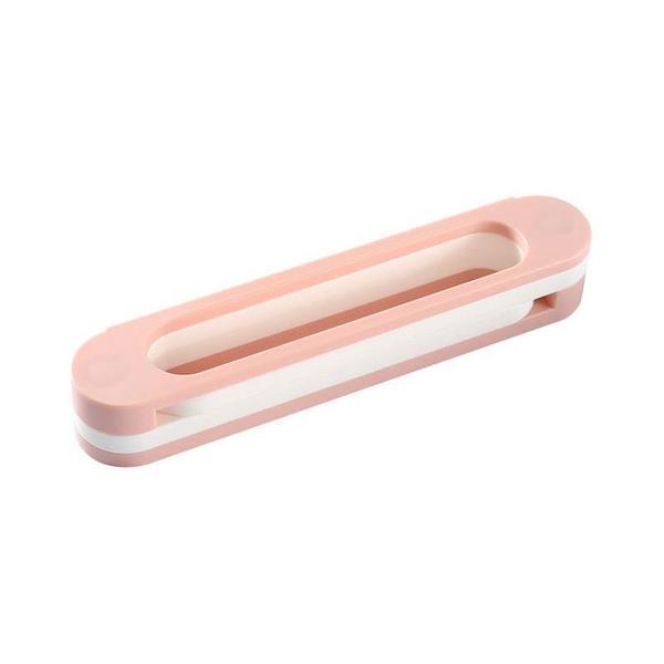 Wall Mounted Folding Slippers Rack Pink Bedding storage