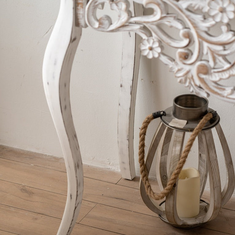 Solid Wood American Antique Console Table