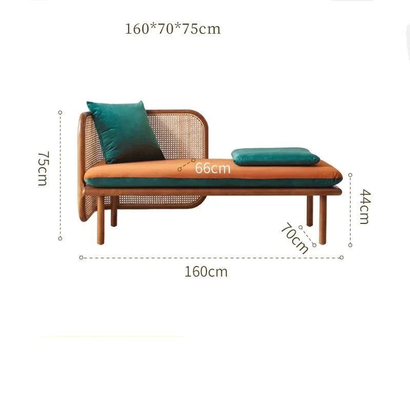 Vine Weaving Rattan Sofa