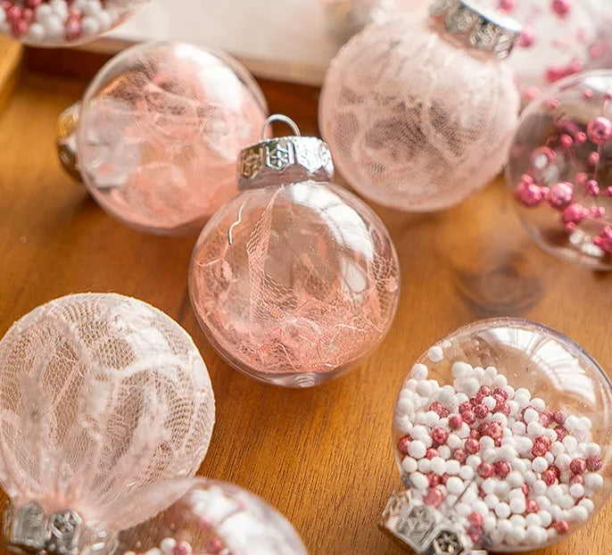 Transparent Hollow Ball Christmas Tree Decor