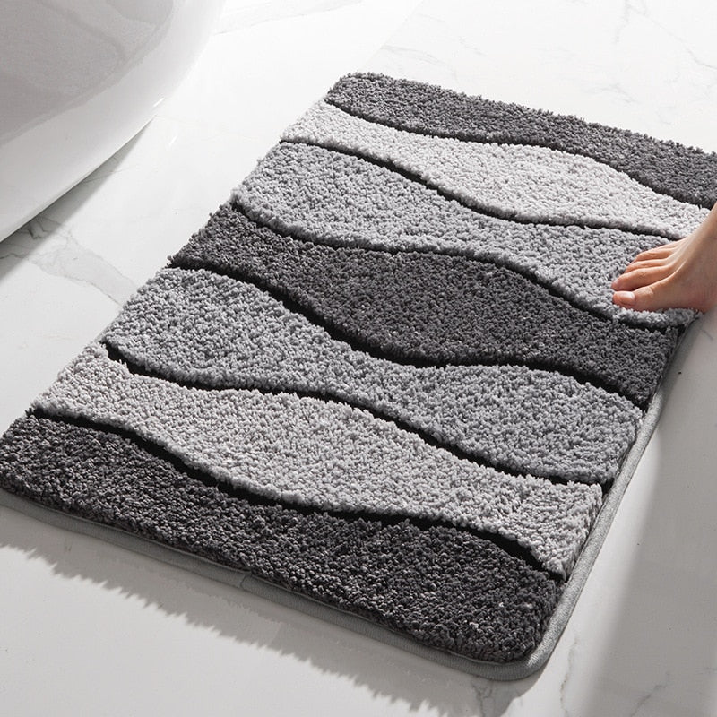 Super Soft Absorbent Fiber Bath Mat