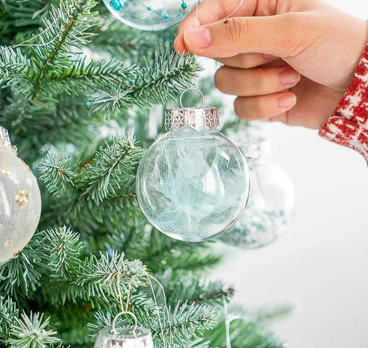 Transparent Hollow Ball Christmas Tree Decor