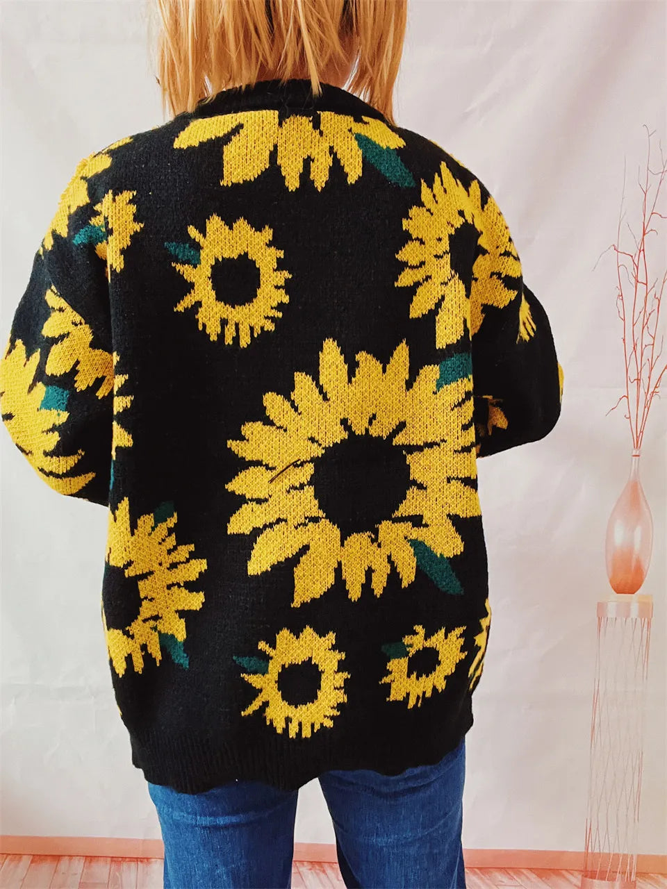 Unisex Sunflower Sweater