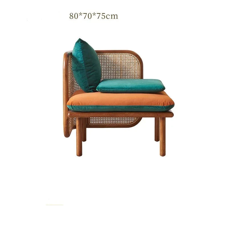 Vine Weaving Rattan Sofa