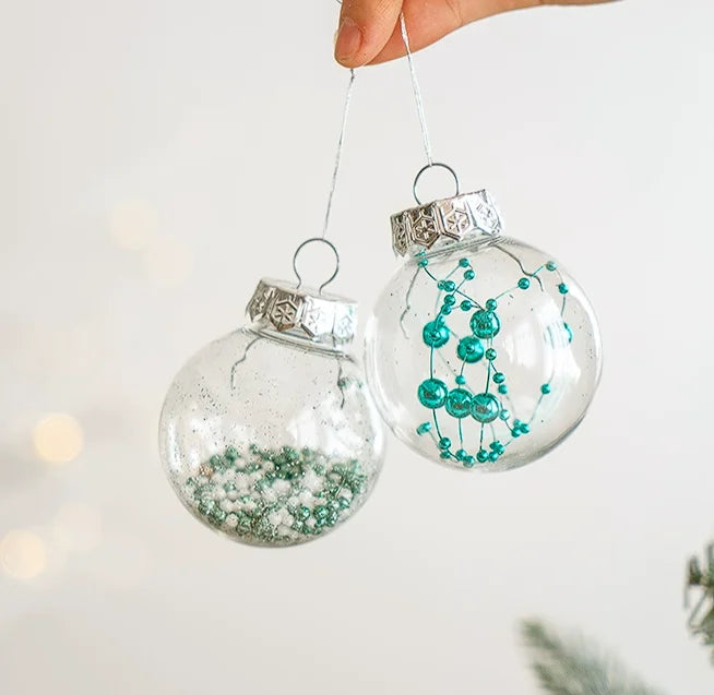 Transparent Hollow Ball Christmas Tree Decor