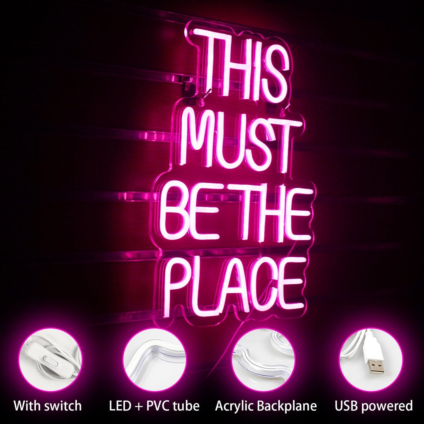 This Must Be The Place Neon Sign